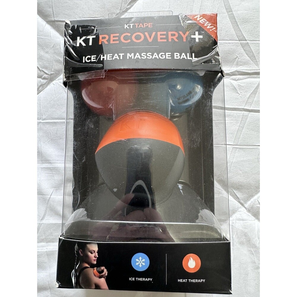 KT Tape Recovery+ Ice/Heat Massage Ball Heated Handheld Cordless Pain Relief